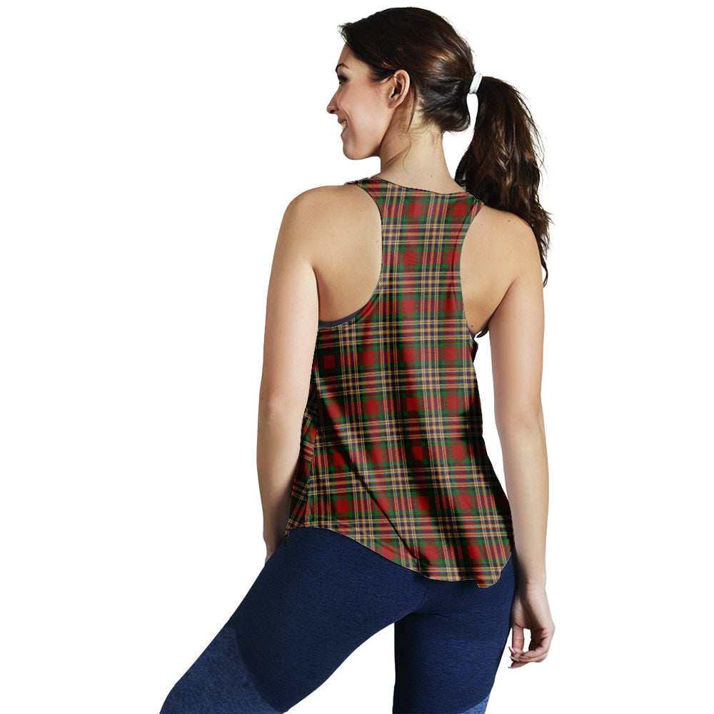 MacGill (MakGill) Tartan Women Racerback Tanks with Family Crest - Tartan Vibes Clothing
