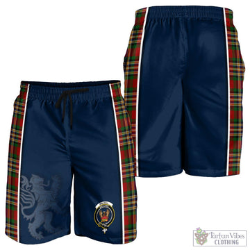 MacGill (MakGill) Tartan Men's Shorts with Family Crest and Lion Rampant Vibes Sport Style - Tartan Vibes Clothing