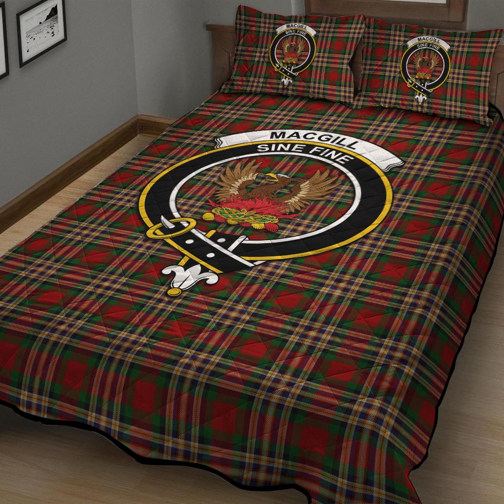 MacGill (MakGill) Tartan Quilt Bed Set with Family Crest - Tartan Vibes Clothing