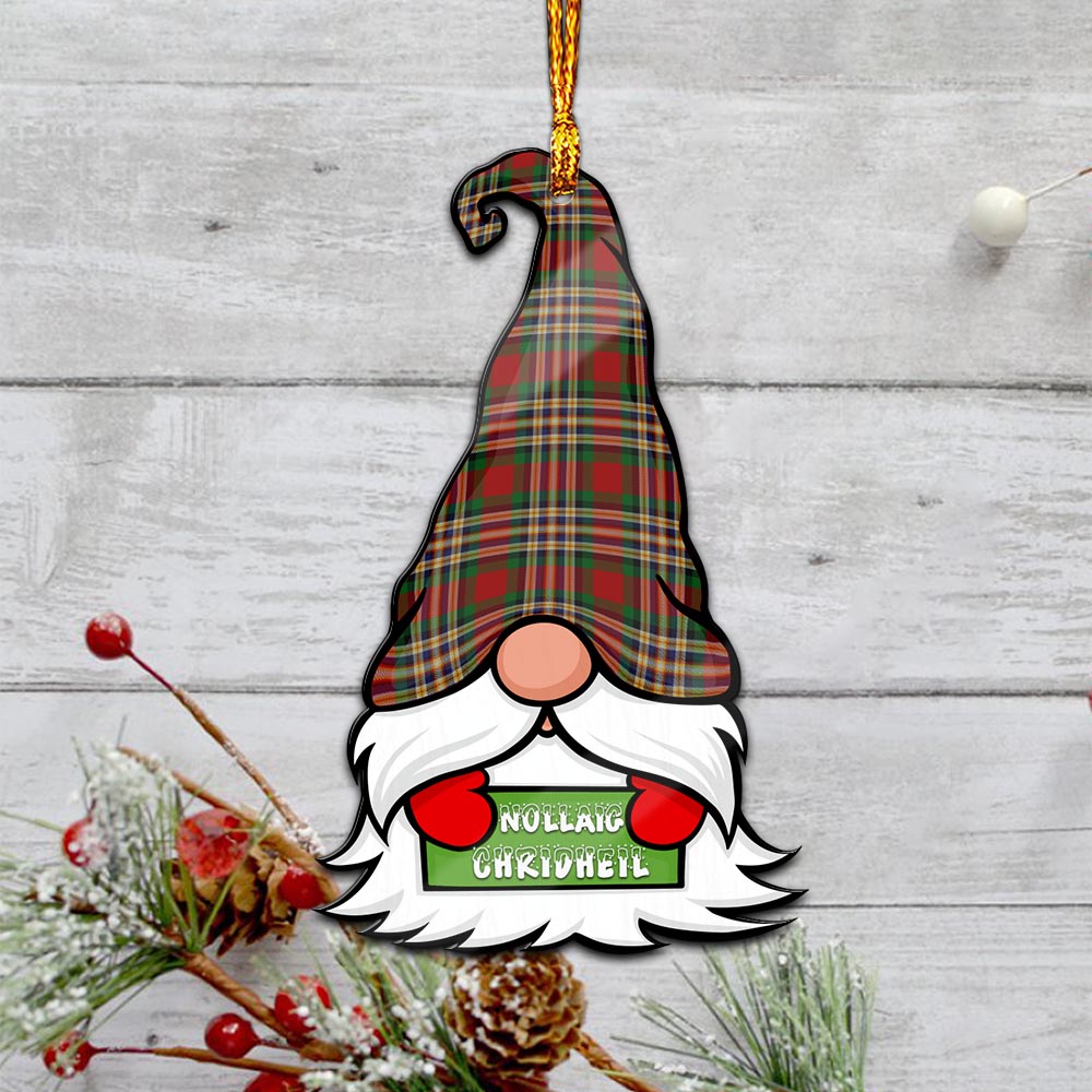 MacGill (MakGill) Gnome Christmas Ornament with His Tartan Christmas Hat - Tartan Vibes Clothing