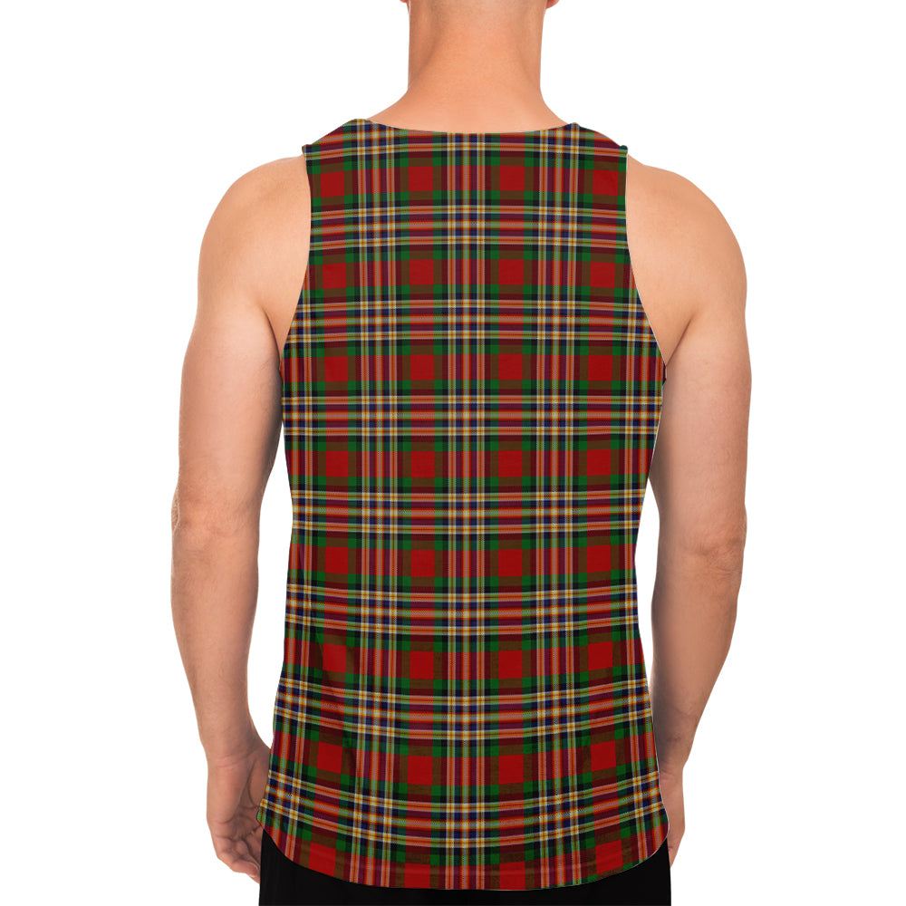 MacGill (MakGill) Tartan Mens Tank Top with Family Crest - Tartan Vibes Clothing