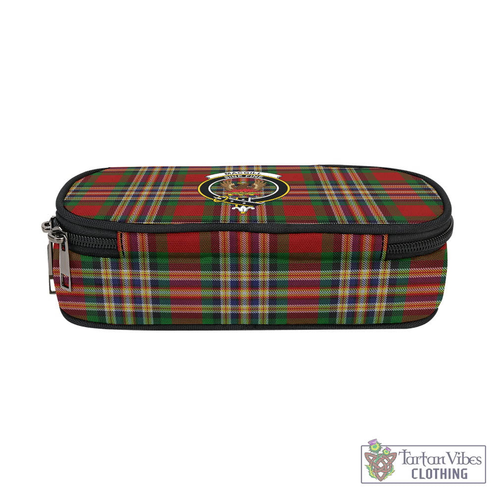 MacGill (MakGill) Tartan Pen and Pencil Case with Family Crest - Tartan Vibes Clothing
