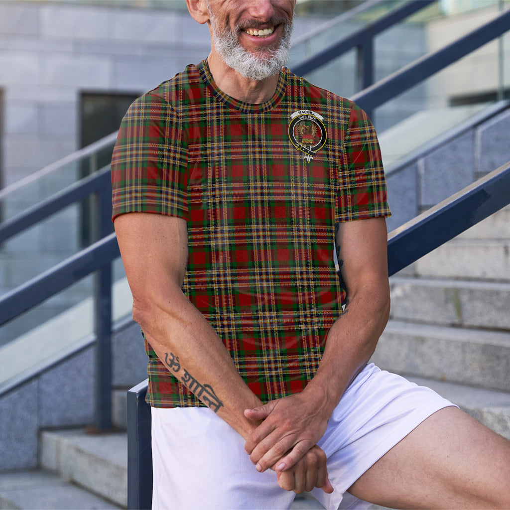 MacGill (MakGill) Tartan T-Shirt with Family Crest - Tartan Vibes Clothing