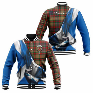 MacGill (MakGill) Tartan Baseball Jacket with Family Crest Scotland Patriotic Style Unisex - Tartan Vibes Clothing