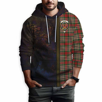 MacGill (MakGill) Tartan Family Crest Hoodie Alba Gu Brath Be Brave Lion Ancient Style Pullover Hoodie - Tartan Vibes Clothing