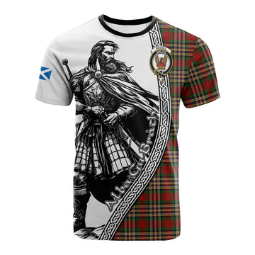MacGill (MakGill) Tartan Clan Crest Cotton T-shirt with Highlander Warrior Celtic Style Kid's Shirt - Tartan Vibes Clothing