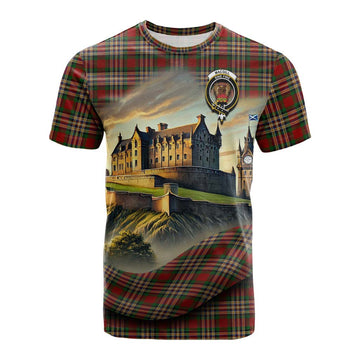 MacGill (MakGill) Tartan Family Crest Cotton T-shirt with Scottish Ancient Castle Style Kid's Shirt - Tartan Vibes Clothing