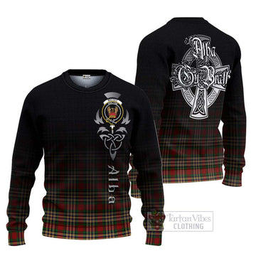 MacGill (MakGill) Tartan Ugly Sweater Featuring Alba Gu Brath Family Crest Celtic Inspired Unisex - Tartan Vibes Clothing