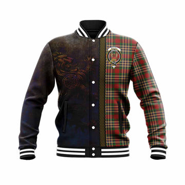 MacGill (MakGill) Tartan Family Crest Baseball Jacket Alba Gu Brath Be Brave Lion Ancient Style Unisex - Tartan Vibes Clothing