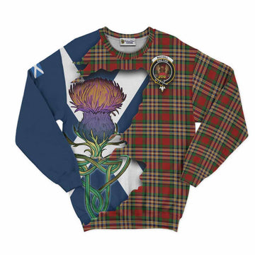 MacGill (MakGill) Tartan Family Crest Sweatshirt Scottish Thistle Celtic Inspired Unisex - Tartan Vibes Clothing