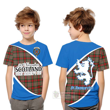MacGill (MakGill) Family Crest Tartan Kid T-Shirt Celebrate Saint Andrew's Day in Style Youth XL Size14 - Tartan Vibes Clothing