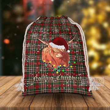 MacGill (MakGill) Tartan Christmas Santa's Bag with Twinkle Highland Cattle - Tartan Vibes Clothing