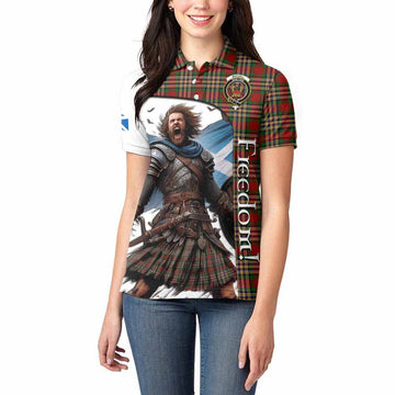 MacGill (MakGill) Crest Tartan Women's Polo Shirt Inspired by the Freedom of Scottish Warrior Women - Tartan Vibes Clothing