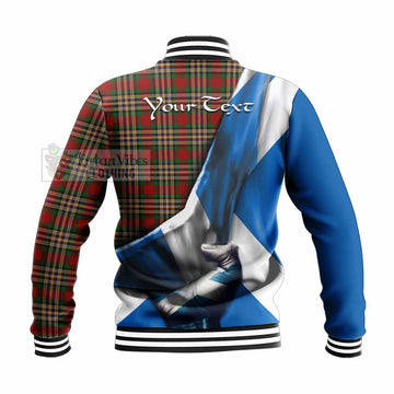 MacGill (MakGill) Tartan Baseball Jacket with Family Crest Scotland Patriotic Style - Tartan Vibes Clothing