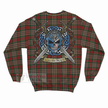 MacGill (MakGill) Tartan Sweatshirt with Family Crest Celtic Skull Style - Tartan Vibes Clothing