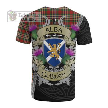 MacGill (MakGill) Tartan Family Crest Cotton T-shirt Lion Rampant Royal Thistle Shield Celtic Inspired - Tartan Vibes Clothing