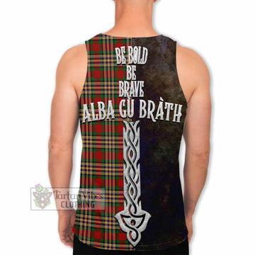 MacGill (MakGill) Tartan Family Crest Men's Tank Top Alba Gu Brath Be Brave Lion Ancient Style - Tartan Vibes Clothing