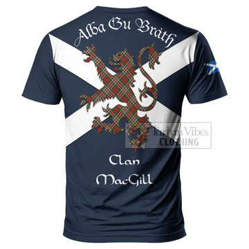 MacGill (MakGill) Tartan Lion Rampant T-Shirt Proudly Display Your Heritage with Alba Gu Brath and Clan Name - Tartan Vibes Clothing