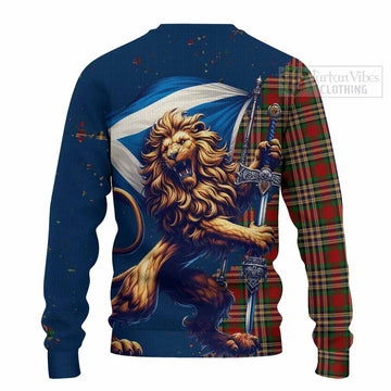 MacGill (MakGill) Tartan Family Crest Knitted Sweater with Scottish Majestic Lion - Tartan Vibes Clothing