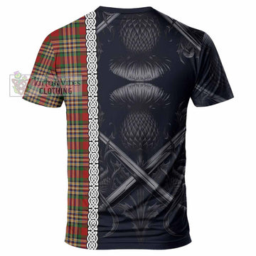 MacGill (MakGill) Tartan T-Shirt with Family Crest Cross Sword Thistle Celtic Vibes - Tartan Vibes Clothing