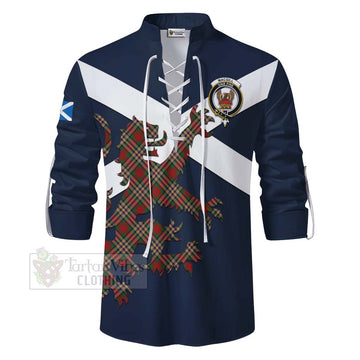 MacGill (MakGill) Tartan Lion Rampant Ghillie Kilt Shirt Proudly Display Your Heritage with Alba Gu Brath and Clan Name - Tartan Vibes Clothing
