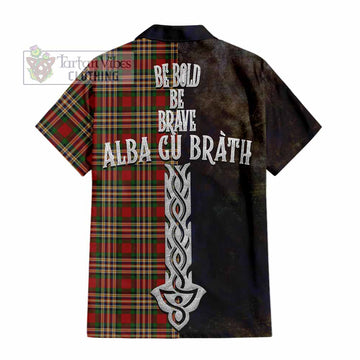 MacGill (MakGill) Tartan Family Crest Hawaiian Shirt Alba Gu Brath Be Brave Lion Ancient Style - Tartan Vibes Clothing