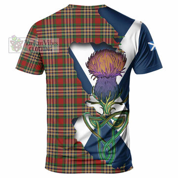 MacGill (MakGill) Tartan Family Crest T-Shirt Scottish Thistle Celtic Inspired - Tartan Vibes Clothing