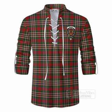 MacGill (MakGill) Tartan Ghillie Kilt Shirt with Family Crest DNA In Me Style - Tartan Vibes Clothing