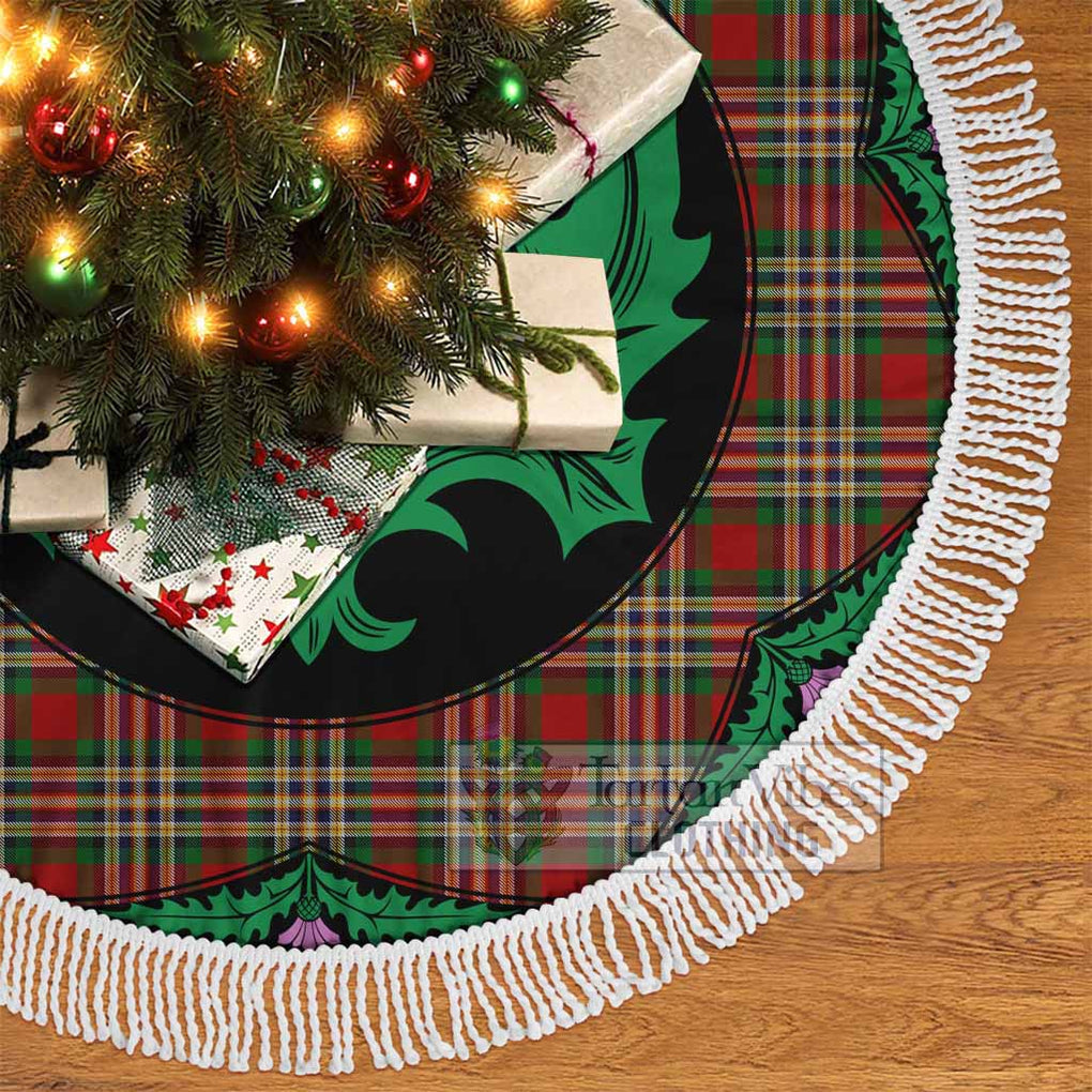 MacGill (MakGill) Tartan Christmas Tree Skirt Scottish Thistle Style - Tartan Vibes Clothing