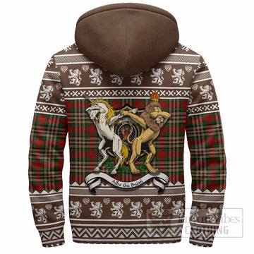 MacGill (MakGill) Clan Tartan Crest Christmas Fleece Hoodie Coat of Arms Funny Style