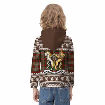 MacGill (MakGill) Clan Tartan Crest Christmas Kid Hoodie Coat of Arms Funny Style