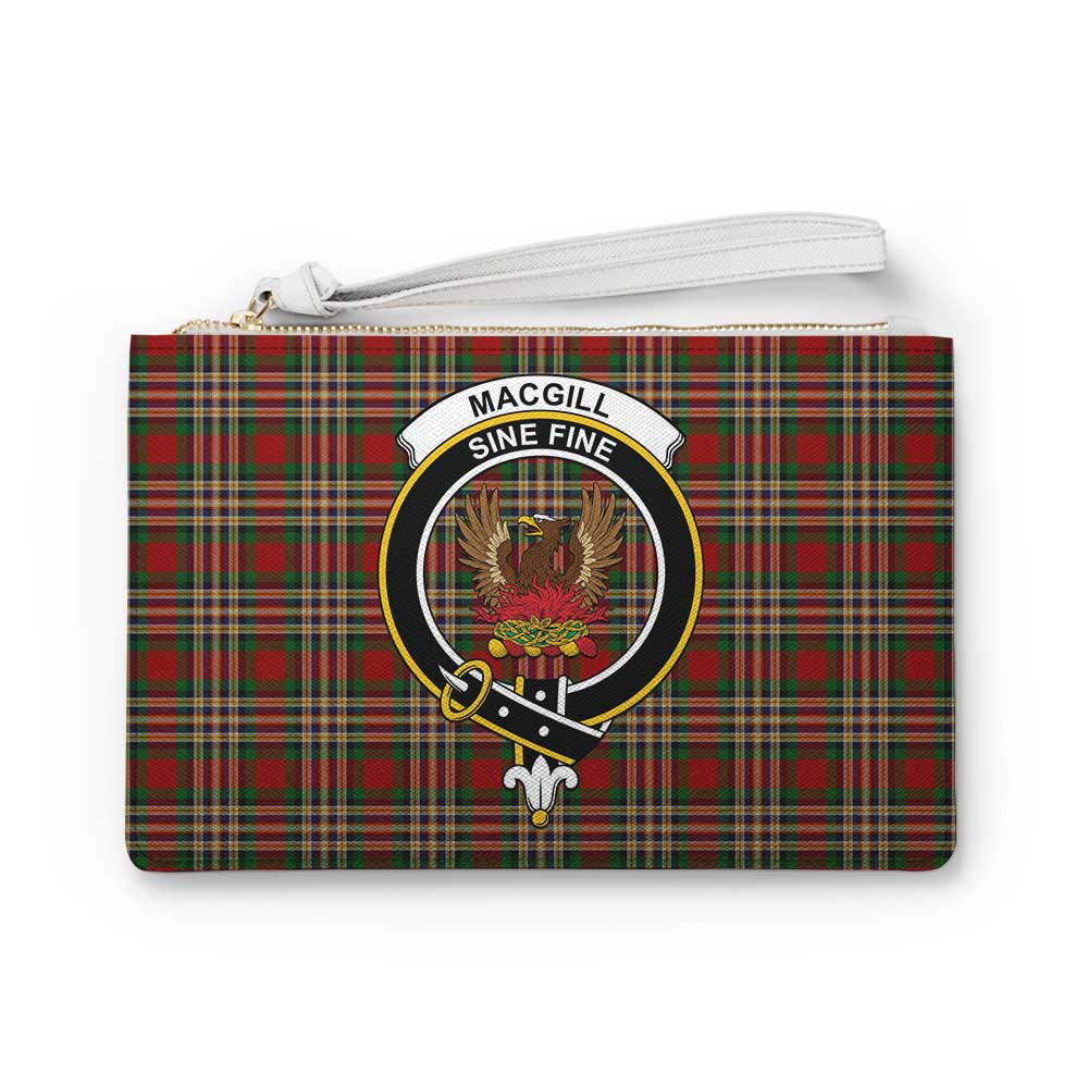 Tartan Vibes Clothing MacGill (MakGill) Family Crest Tartan Clutch Bag