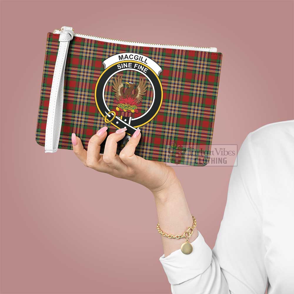 Tartan Vibes Clothing MacGill (MakGill) Family Crest Tartan Clutch Bag