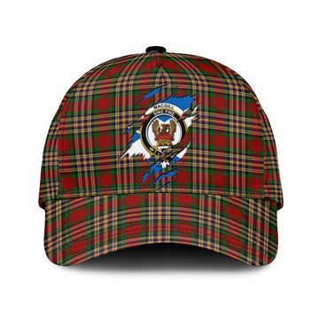 MacGill (MakGill) Tartan Classic Cap with Family Crest In Me Style