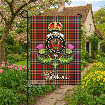 MacGill (MakGill) Tartan Family Crest Garden Flag Royal Thistle Welcome Style - Tartan Vibes Clothing