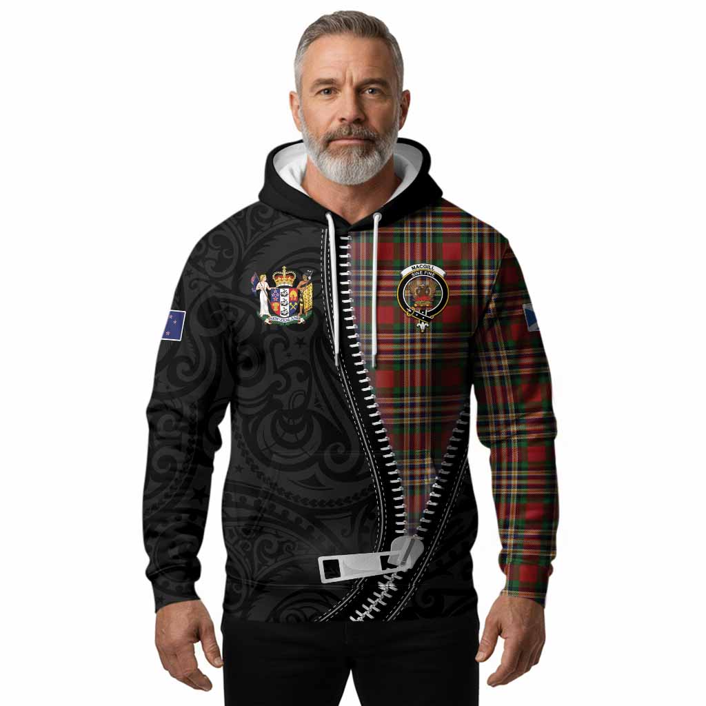 MacGill (MakGill) Tartan Hoodie New Zealand Pattern Unique Zipper Stylized