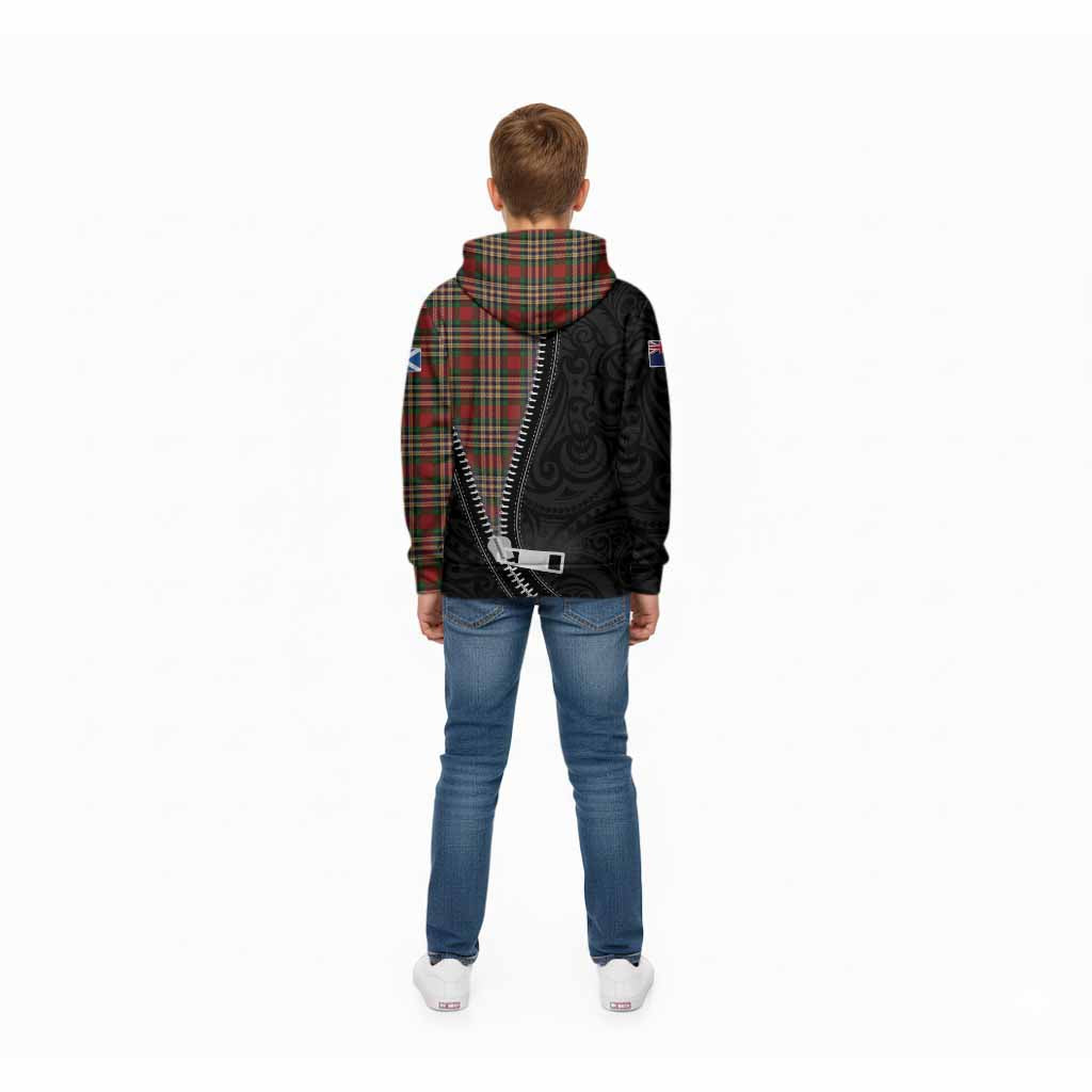 MacGill (MakGill) Tartan Kid Hoodie New Zealand Pattern Unique Zipper Stylized