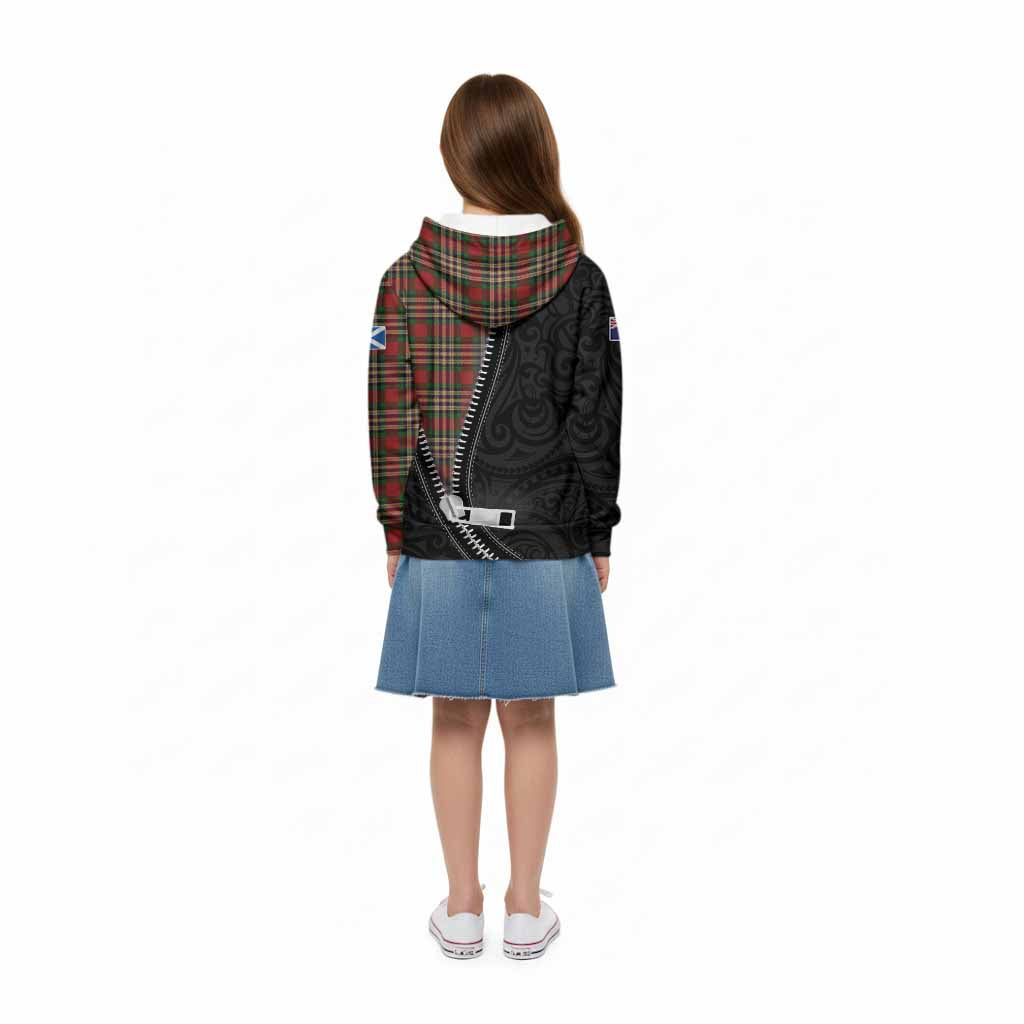 MacGill (MakGill) Tartan Kid Hoodie New Zealand Pattern Unique Zipper Stylized
