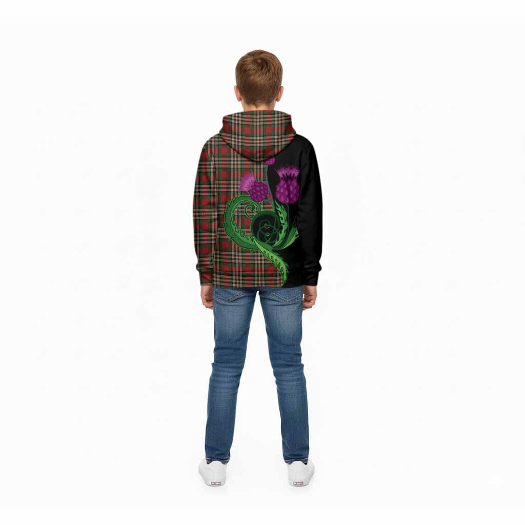 MacGill (MakGill) Tartan Kid Hoodie Traditional Scottish Thistle