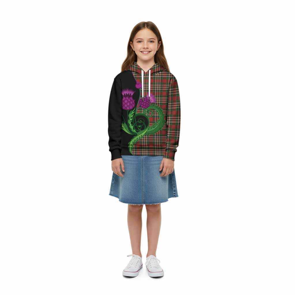 MacGill (MakGill) Tartan Kid Hoodie Traditional Scottish Thistle