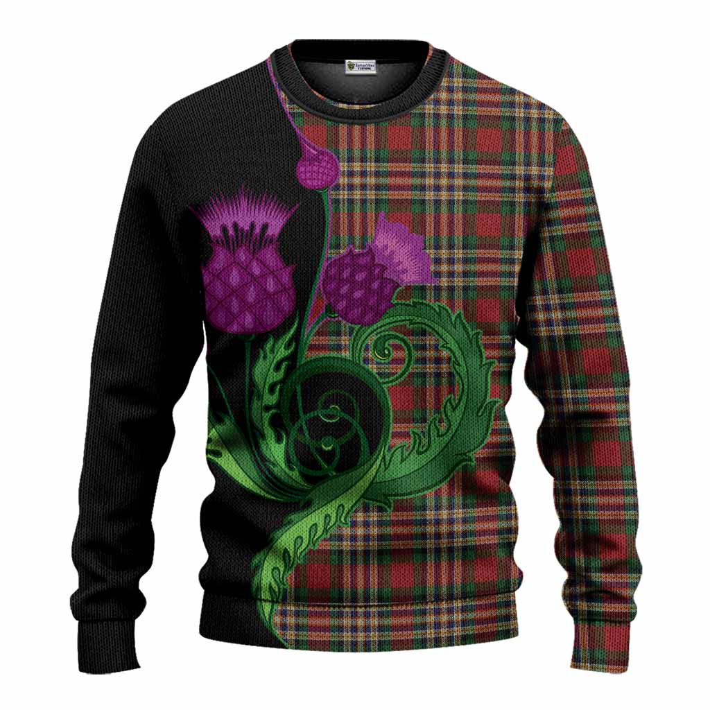 MacGill (MakGill) Tartan Knitted Sweater Traditional Scottish Thistle