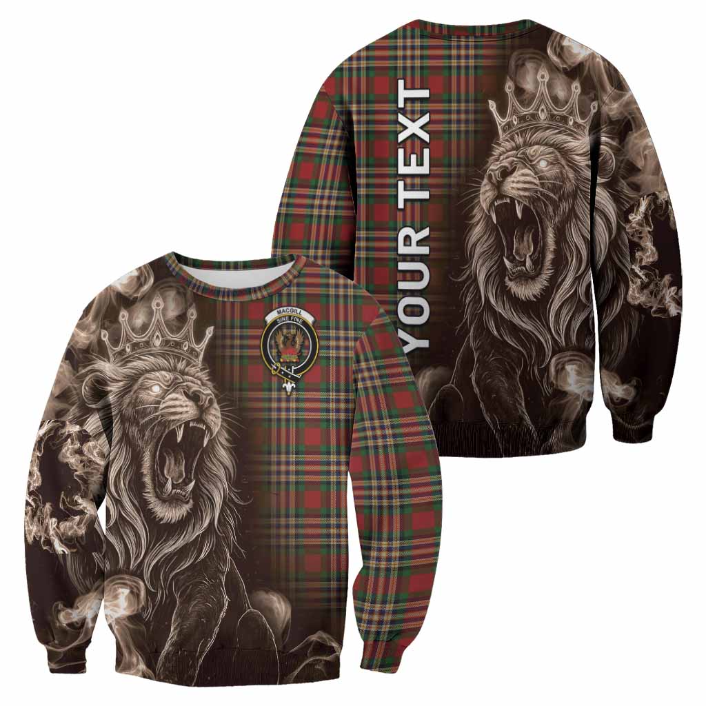MacGill (MakGill) Tartan Sweatshirt Roaring Lion Heritage