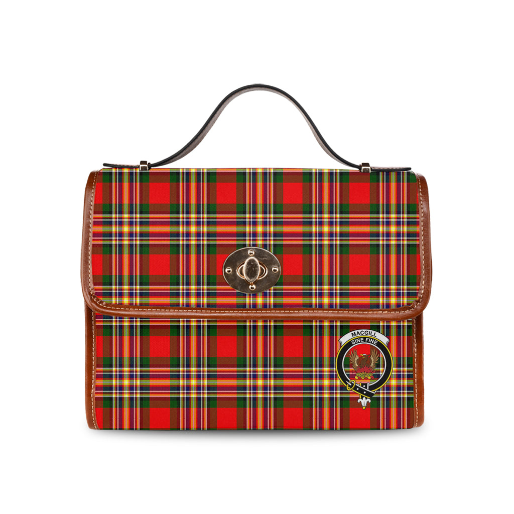 macgill-modern-tartan-leather-strap-waterproof-canvas-bag-with-family-crest