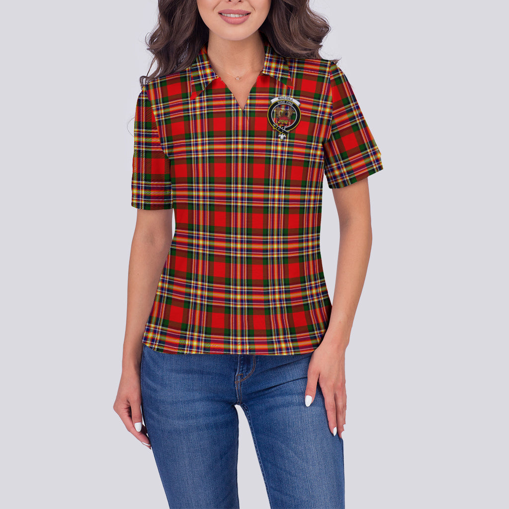 macgill-modern-tartan-polo-shirt-with-family-crest-for-women