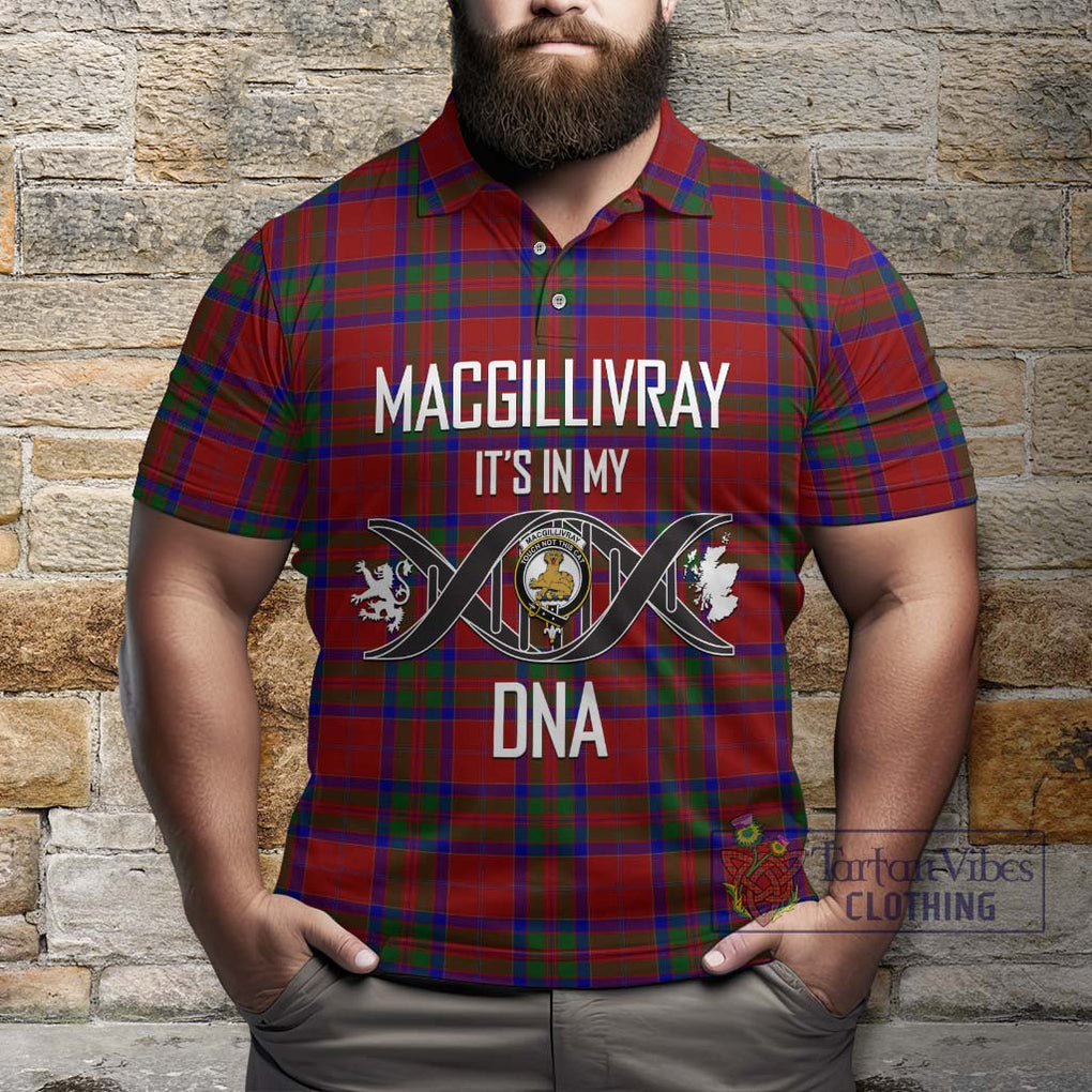 MacGillivray (McGillivray) Tartan Polo Shirt with Family Crest DNA In Me Style Kid - Tartan Vibes Clothing