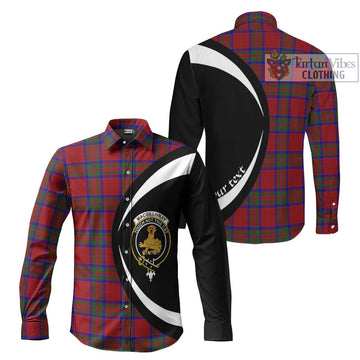 MacGillivray (McGillivray) Tartan Long Sleeve Button Up with Family Crest Circle Style