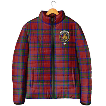 MacGillivray (McGillivray) Tartan Padded Jacket with Family Crest