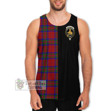 MacGillivray (McGillivray) Tartan Men's Tank Top with Family Crest and Half Of Me Style