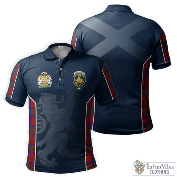 MacGillivray Tartan Men's Polo Shirt with Family Crest and Lion Rampant Vibes Sport Style