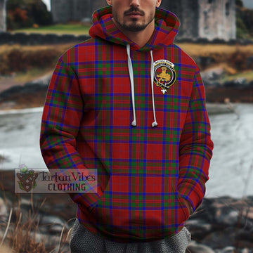 MacGillivray (McGillivray) Tartan Cotton Hoodie with Family Crest